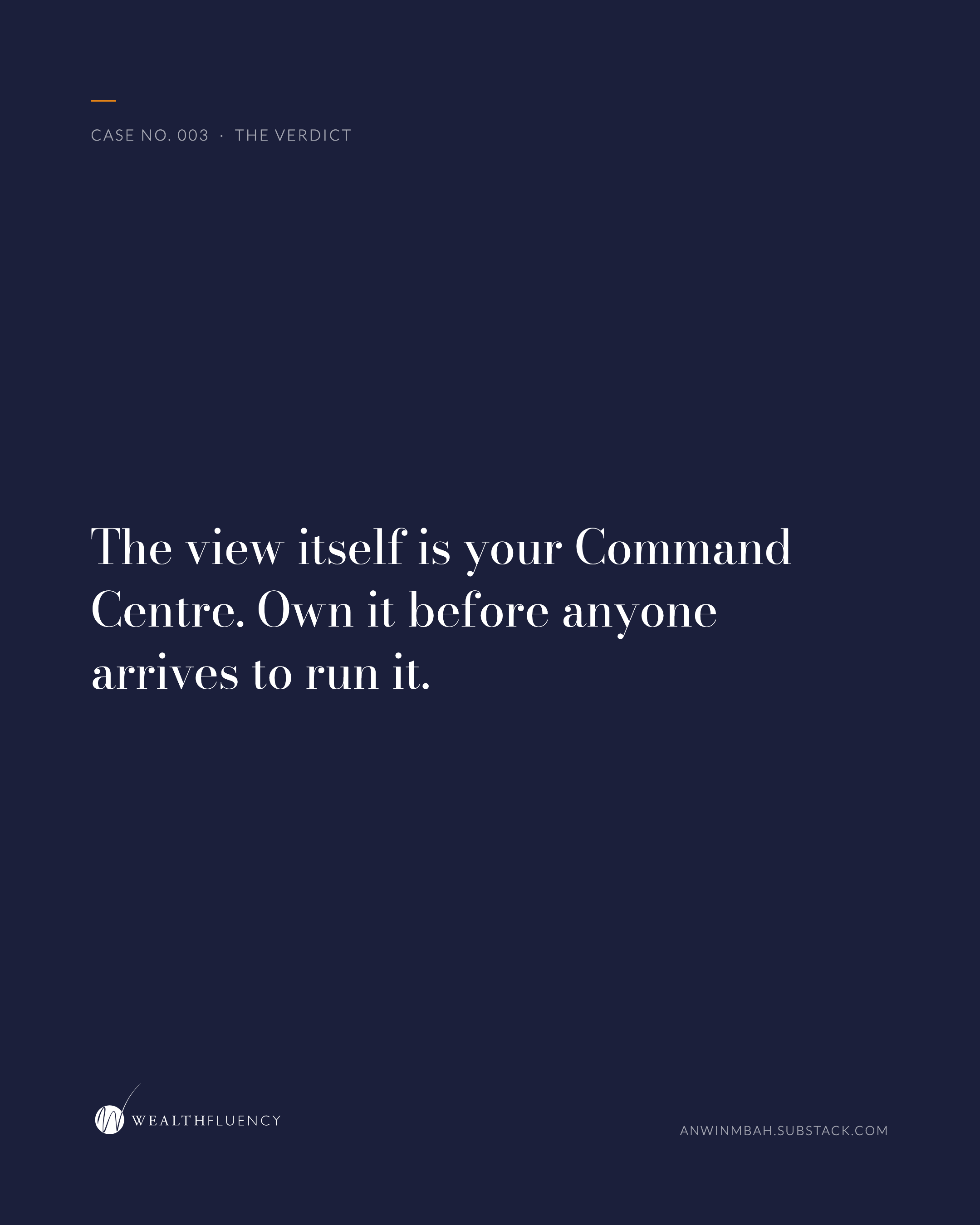 Case no. 003, the verdict, set as a shareable card.